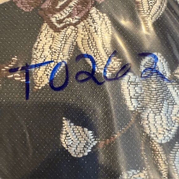 Gal Meets Glam Presley Jacquard Dress Embroidered Textured Back Zip Size 8 - Picture 13 of 13